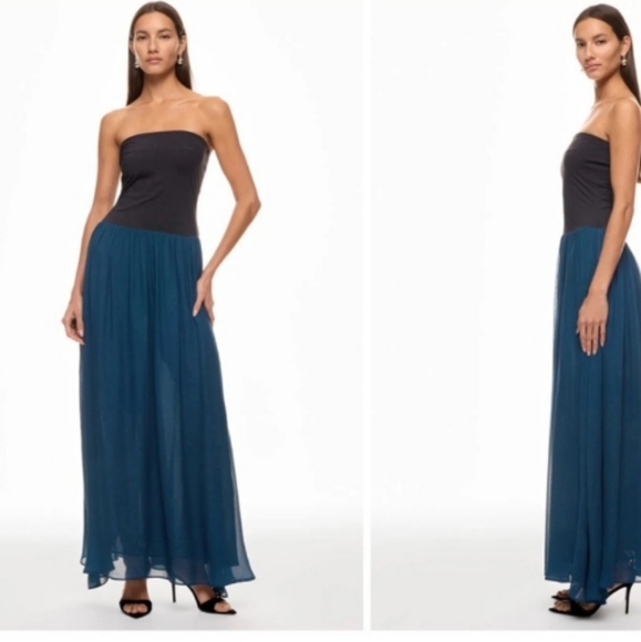 Ciao Lucia Giselle Strapless Maxi Dress S - Picture 2 of 14